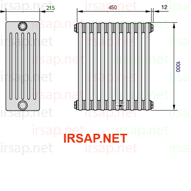 Радиатор IRSAP Tesi 61000/10 T14 CL 01